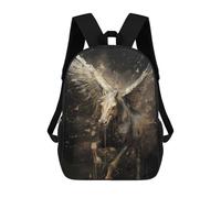 sinyumoney Pegasus Dream Kids Backpack, Backpack School Bag, Backpacks Kids School 3D Printed School Bags for Elementary And Middle School Students Teens Birthday Gift 17inch