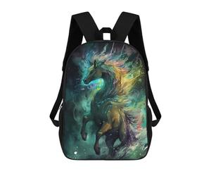 sinyumoney Pegasus Engaging Backpacks Kids Student Schoolbag,3D Printed Backpacks,Elementary And Middle School Students Backpacks for Boys Girls 17inch