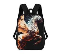 sinyumoney Pegasus Kids Backpack, Kids School Bag 3D Printed School Backpacks for Boys And Teenager School Students 17inch
