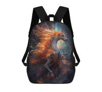 sinyumoney Pegasus Mysticism School Bags School Secondary High School College Backpack Travel for Campus Outdoor Travel Sports 17inch