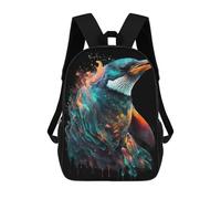 sinyumoney Penguin Engaging School Bags Lightweight Schoolbag Dayback Bookbag College for Teenage Girls Boys Women Men 17inch