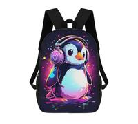 sinyumoney Penguin Music School Bags Large Lightweight Casual Backpack- Perfect for Travel, Work And Daily Use 17inch