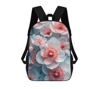 sinyumoney Peony Flowers Ronaldo Backpack, Children's Backpack, Student School Bag, Book Bag, 3D Printed School Bag For Boys And Girls, 17inch