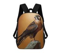sinyumoney Peregrine Falcon Oil Paint Rucksack Fashion Stationery Backpack Waterproof Casual Daypacks for Teenage Girls Boys Women Men 17inch