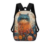sinyumoney Persian Cat School Backpack 3D Printed Children's 17inch Backpacks Bag Bookbag for Kids Boy Girl Book Bags Kids School Bag Travel Rucksacks