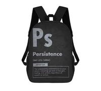 sinyumoney Persistence Definition - Success And Manifestation Motivation Rucksack Daypacks Business Backpack Water Resistant Bookbag for Girl, Teen Girls 17inch