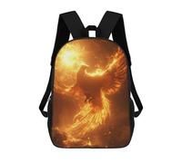 sinyumoney Phoenix And Sun School Backpack Water Resistant Computer Rucksack- Perfect for Travel, Work And Daily Use 17inch