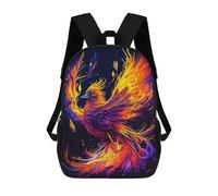 sinyumoney Phoenix Fantasy Backpack School Bag Large Water Resistant Laptop Backpack for School/Work/Travel 17inch