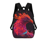 sinyumoney Phoenix Portrait Backpack School Business Laptop Rucksack Bag Unisex Casual Daypack for Teenage Girls Boys Women Men 17inch