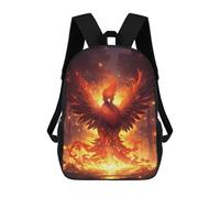 sinyumoney Phoenix Rising Firebird Artwork Rucksack Business Laptop Rucksack Bag Unisex Casual Daypack for Men/Women 17inch