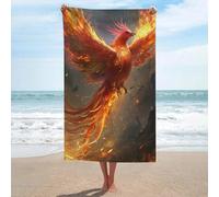 sinyumoney Phoenix Rising Mythical Firebird Artwork -8 Towels Bathroom Summer Beach Towel Bath And Pool 130cm*80cm