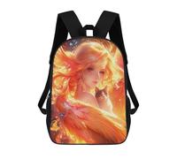 sinyumoney Phoenix Woman with Cat Backpack School Daypacks Business Backpack Water Resistant Bookbag for Boys/Girls/Teenagers 17inch