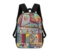 sinyumoney Piano Madness Children's Backpacks Kids Fun School Bag Boys Backpack Travel Bag Student Schoolbag Book Stationery Bag Chool Bags 17inch