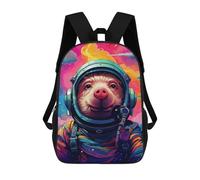 sinyumoney Pig Astronaut in Space Suit-2 Backpack School Daypacks Business Backpack Water Resistant Bookbag for Boys/Girls/Teenagers 17inch