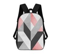 sinyumoney Pink Strokes 2 School Bags Water Resistant School Bag Business Backpack for Campus Outdoor Travel Sports 17inch