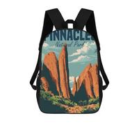 sinyumoney Pinnacles National Park School Backpack Rucksack Casual Daypacks School Work Travel Bag for Camping Outdoor Adventures And Daily Travel 17inch