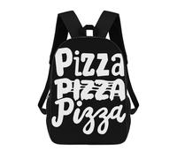 sinyumoney Pizza Wall Art Kitchen Backpack School Large School Backpack for Boys - Perfect for Travel, Work And Daily Use 17inch
