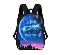 sinyumoney Planet Fantasy School Bags Large Lightweight Casual Backpack- Perfect for Travel, Work And Daily Use 17inch
