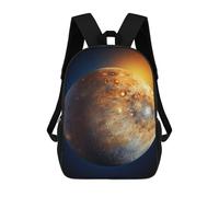 sinyumoney Planet Venus Children's Backpacks School Backpack 3D Printed Backpack for Kids Travel Rucksacks Book Bags Kids School Bag 17inch