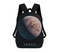 sinyumoney Planet Venus in Space Backpack 3D Printed Kids School Backpack High Capacity Travel Backpacks Book Bags Kids Backpack 17inch