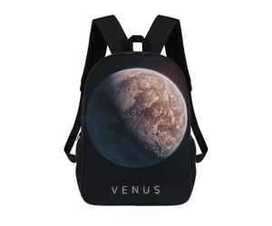 sinyumoney Planet Venus in Space Backpack 3D Printed Kids School Backpack High Capacity Travel Backpacks Book Bags Kids Backpack 17inch