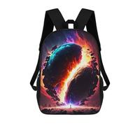sinyumoney Planetary Convergence A Cosmic Dance -1 Backpack 3D Print Kids Bag Elementary Students Daypack Lightweight School Bag for Children Girls Boys Nursery Lunch Pack 17inch
