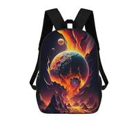 sinyumoney Planetary Convergence A Cosmic Dance -2 Children's Backpack, Schoolbag Large Capacity Students Bookbag Rucksack Knapsack for Boys Girls Adults Teen 17inch