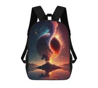 sinyumoney Planetary Convergence A Cosmic Dance School Bags Water Resistant School Bag Business Backpack for Campus Outdoor Travel Sports 17inch