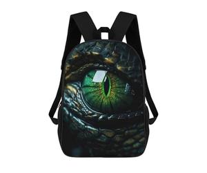 sinyumoney Poison Dragons Green Eye Backpack School Work Laptop Backpack Rucksack Bag for Men, Women & Teenage Boys 17inch