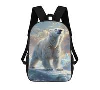 sinyumoney Polar Bears Ice School Backpack Large Water Resistant Laptop Backpack for Boys/Girls/Teenagers 17inch