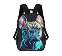 sinyumoney Pop Art English Bulldog School Bags Work Laptop Backpack Rucksack Bag- Perfect for Travel, Work And Daily Use 17inch