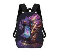 sinyumoney Portal of Cosmic Energy Children's Backpack, Schoolbag Large Capacity Students Bookbag Rucksack Knapsack for Boys Girls Adults Teen 17inch
