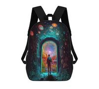 sinyumoney Portal to Fantasy Land School Backpack Computer Rucksack for School/Work/Travel for School/Work/Travel 17inch