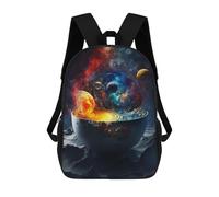 sinyumoney Primordial Universe Soup School Backpack Water Resistant Travel Backpack Computer Bag for Girls Boys Teenage 17inch