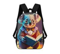 sinyumoney Professor Koala School Backpack for Girls Backpack Water Repellent Casual Daypack Lightweight Rucksack Boy Girl School Backpack 17inch