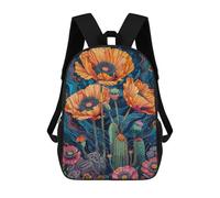 sinyumoney Psychedelic Desert Bloom Rucksack Water Resistant Travel Backpack Computer Bag for Campus Outdoor Travel Sports 17inch