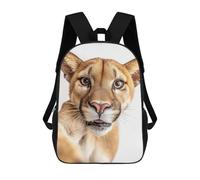 sinyumoney Puma Selfie Backpack for Boys Teen Students, Girls Rucksack Bags Toddler Elementary Middle School Bookbag 17inch