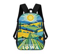 sinyumoney Pure Iowa Sunshine Backpack School Business Laptop Rucksack Bag Unisex Casual Daypack for Girls Boys Teenage 17inch