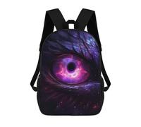 sinyumoney Purple Dragon Eye Backpack School Bag Water Resistant Travel Backpack Computer Bag for Girls Boys Teenage 17inch