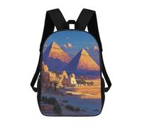 sinyumoney Pyramids of Giza Landscape School Bags School Secondary High School College Backpack Travel for Men, Women & Teenage Boys 17inch