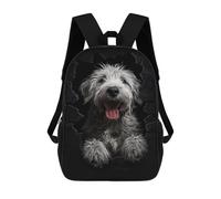 sinyumoney Pyrenean Shepherd Children's School Backpack Fashion Casual 17inch 3D Printed School Bags Boy School Backpack Large Backpack