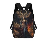 sinyumoney Queen Lilith Backpack School Lightweight Casual Daypack School Backpacks for Boys/Girls/Teenagers 17inch