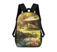 sinyumoney Quiet Garden Backpack School Business Durable Laptop Bag for Camping Outdoor Adventures And Daily Travel 17inch