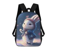 sinyumoney Rabbit Cute Backpack School Bag Lightweight Schoolbag Dayback Bookbag College for Girl, Teen Girls 17inch