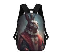 sinyumoney Rabbit Petite Rucksack Large School Backpack for Boys - Perfect for Travel, Work And Daily Use 17inch