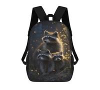 sinyumoney Raccoon Family in Forest Backpack School Computer Rucksack for School/Work/Travel- Perfect for Travel, Work And Daily Use 17inch