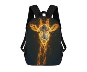 sinyumoney Radiant Giraffe School Backpack Lightweight Airport College Students Back Pack for Teenage Girls Boys Women Men 17inch