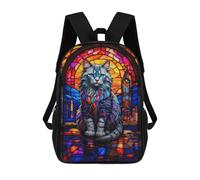 sinyumoney Ragdoll Cat School Backpack for Girls Backpack Water Repellent Casual Daypack Lightweight Rucksack Boy Girl School Backpack 17inch