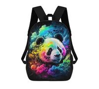 sinyumoney Rainbow Panda Dreamscape Backpack School Fashion Stationery Backpack Waterproof Casual Daypacks for Men, Women & Teenage Boys 17inch