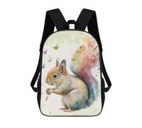 sinyumoney Rainbow Squirrel School Bags Work Laptop Backpack Rucksack Bag- Perfect for Travel, Work And Daily Use 17inch